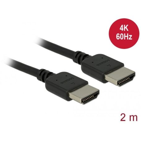 DeLock HDMI -HDMI Premium cable 2m Black