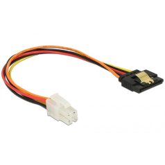 DeLock P4 male > SATA 15 pin receptacle 0,2m