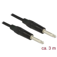 DeLock 6.35mm Mono Plug male > male 3m Premium cable