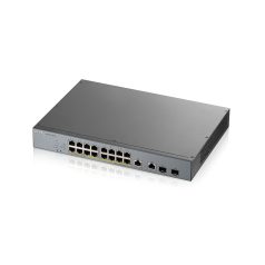   ZyXEL GS1350-18HP 16-port GbE Smart Managed PoE Switch with GbE Uplink