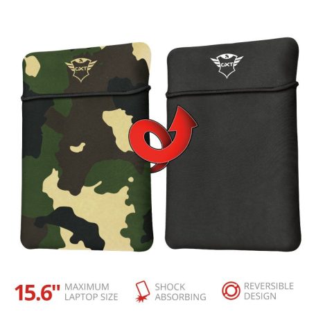 Trust GXT 1242C Lido 15,6” Laptop Sleeve Jungle Camo