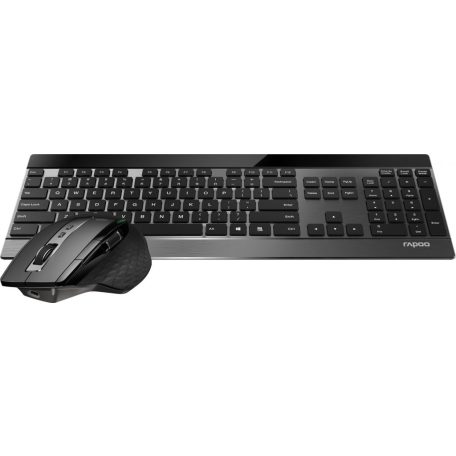 Rapoo 9900M Multi-mode Wireless Keyboard & Mouse Black HU