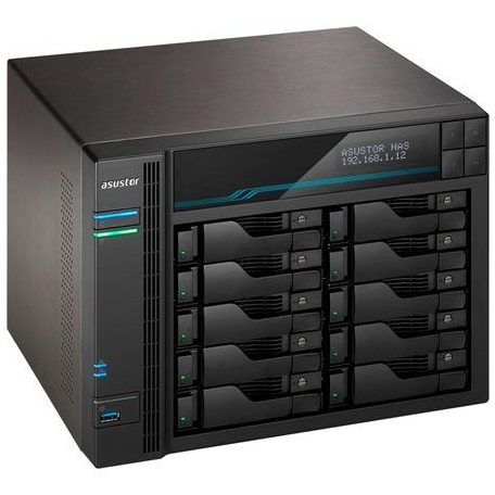 Asustor NAS AS6510T (8GB) (10xHDD + M.2 SSD)