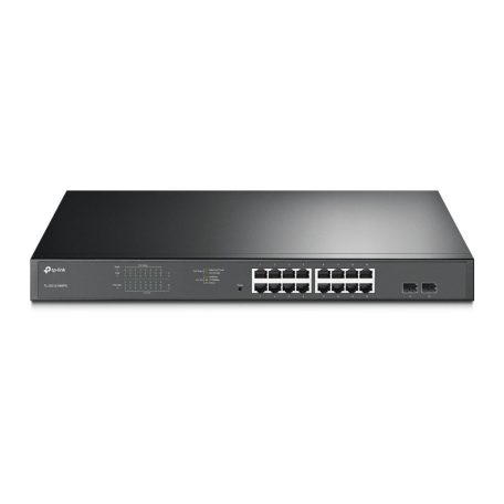 TP-Link JetStream 16-Port Gigabit Easy Smart PoE+ Switch with 2 SFP Slots