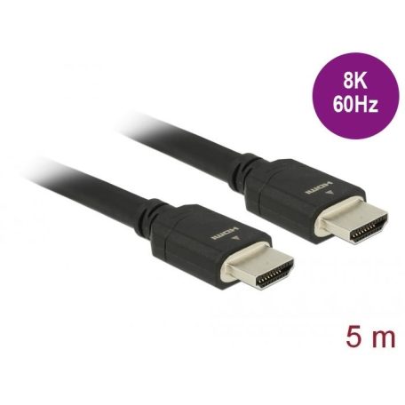 DeLock High Speed HDMI Cable 48 Gbps 8K 60 Hz 5m