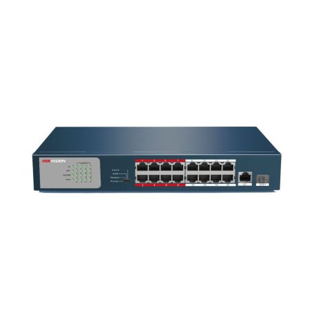 Hikvision DS-3E0318P-E/M 16 Port Fast Ethernet Unmanaged PoE Switch