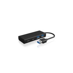   Raidsonic IcyBox IB-HUB1426-U3 USB3.0 Hub Type-A to 2xType-C and 2x Type-A ports Black