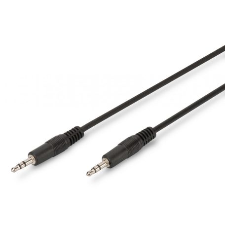 Assmann Audio connection cable, stereo 3.5mm 2,5m Black