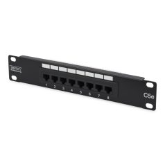 Digitus 8-port Patch Panel 1U Black