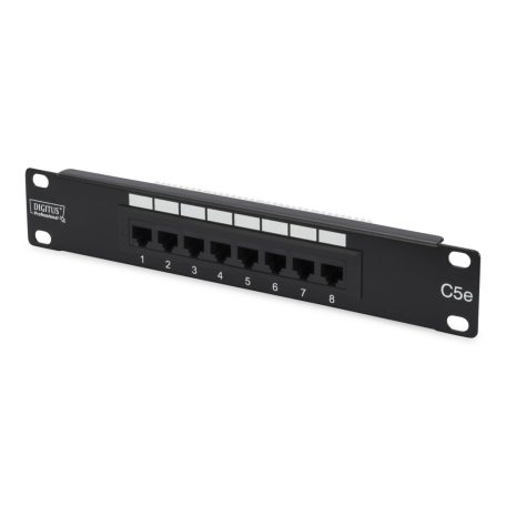 Digitus 8-port Patch Panel 1U Black