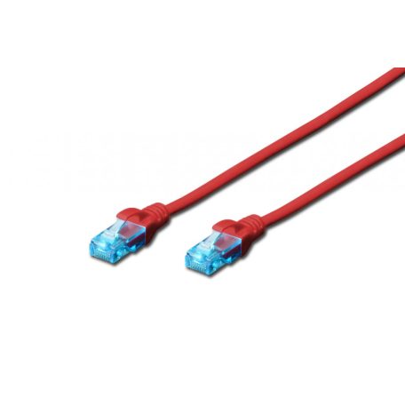 Digitus CAT5e U-UTP Patch Cable 1m Red