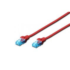 Digitus CAT5e U-UTP Patch Cable 1m Red