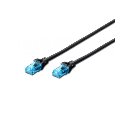 Digitus CAT5e U-UTP Patch Cable 3m Black