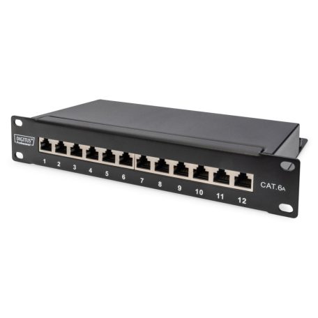 Digitus 12-port Patch Panel 1U Black