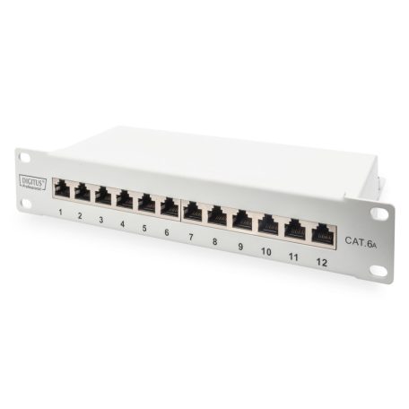 Digitus 12-port Patch Panel 1U Grey