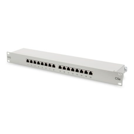 Digitus 16-port Patch Panel 1U Grey