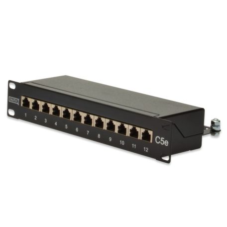 Digitus 12-port Patch Panel 1U Black