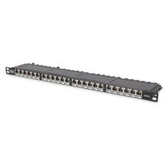 Digitus 24-port Patch Panel 0,5U Black