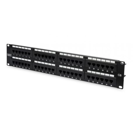 Digitus 48-port Patch Panel 2U Black