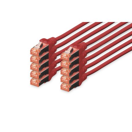 Digitus CAT6 S-FTP Patch Cable 1m Red