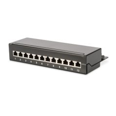 Digitus 12-port Patch Panel 1U Black