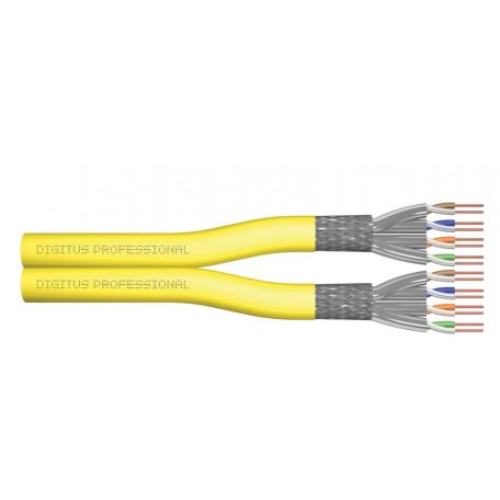 Digitus CAT7A S-FTP Installation Cable 500m Yellow