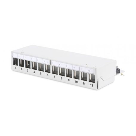 Digitus 12-port Patch Panel 1U Grey