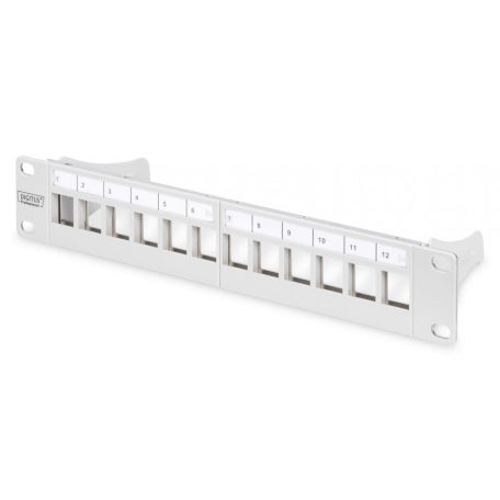 Digitus 12-port Patch Panel 1U Grey