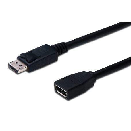 Assmann DisplayPort extension cable, DP 2m Black