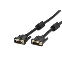   Assmann DVI connection cable, DVI-D (Dual Link) (24+1) 1m Black