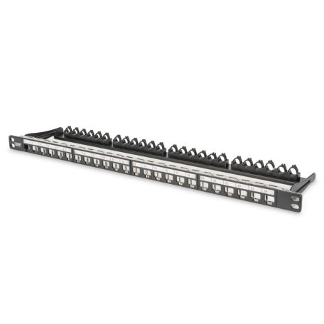 Digitus 24-port Patch Panel 0,5U Black