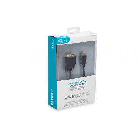 Digitus HDMI adapter cable, type A-DVI(18+1)