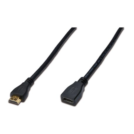 Assmann HDMI High Speed extension cable, type A 3m Black