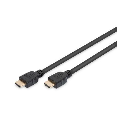 Assmann HDMI Ultra High Speed connection cable, type A 1m Black