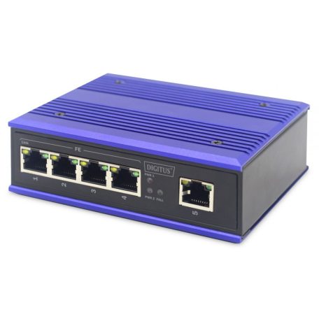 Digitus Industrial 5-Port Fast Ethernet Switch