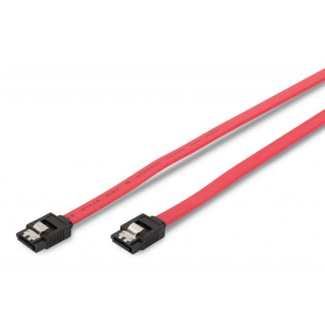 Assmann SATA3 connection cable 0,3m Red