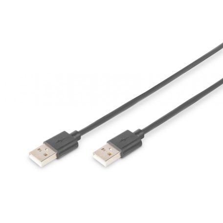 Assmann USB 2.0 connection cable, type A 1m Black