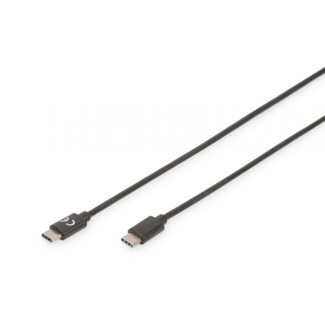 Assmann USB Type-C connection cable, type C to C 1m Black