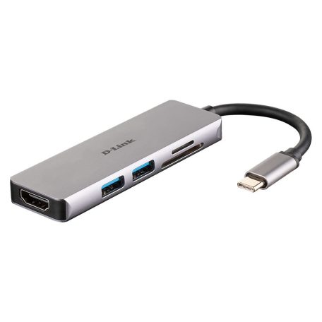 D-Link DUB-M530 5-in-1 USB-C Hub with HDMI and SD/microSD Card Reader