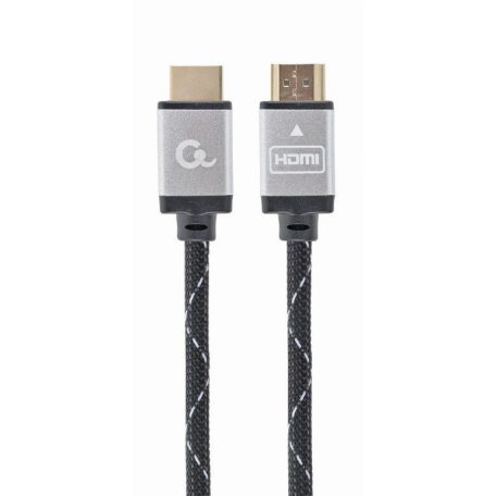 Gembird CCB-HDMIL-5M High speed HDMI with Ethernet Select Plus Series cable 5m Black/Grey