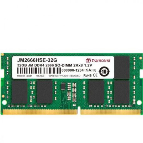 Transcend 32GB DDR4 2666Mhz JetRam SODIMM