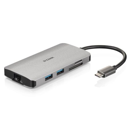 D-Link DUB-M810 8-in-1 USB-C Hub with HDMI/Ethernet/Card Reader/Power Delivery