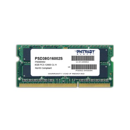 Patriot 4GB DDR3 1600MHz SODIMM Signature Line