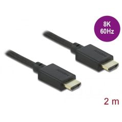 DeLock High Speed HDMI 48Gbps 8K 60Hz 2m cable Black