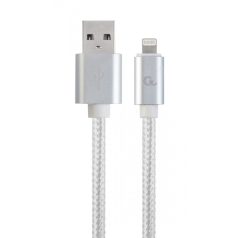   Gembird CCB-mUSB2B-AMLM-6-S USB2.0 - Lightning cable 1,8m Silver