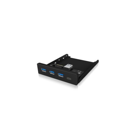 Raidsonic IcyBox IB-HUB1418-i3 Frontpanel with USB 3.0 Type-A and Type-C hub