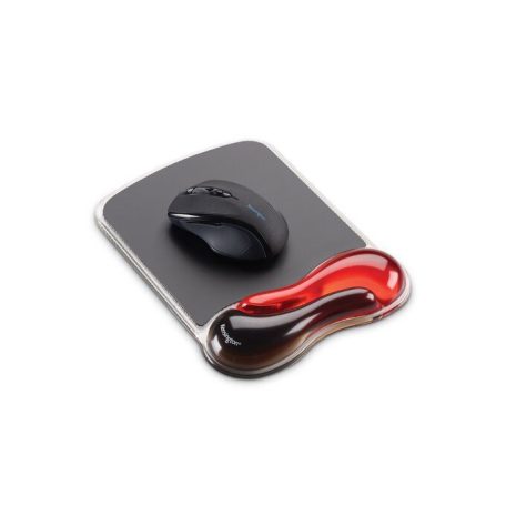 Kensington Duo Gel Wrist Rest Egérpad Black/Red