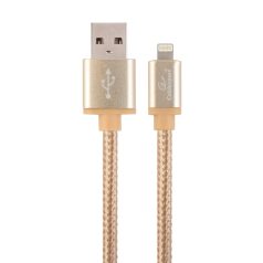   Gembird CCB-mUSB2B-AMLM-6-G USB2.0 - Lightning cable 1,8m Gold