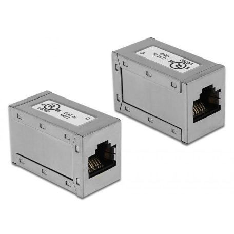 DeLock RJ45 jack > RJ45 jack Cat.6A STP Adapter