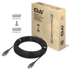   Club3D DisplayPort 1.4 Active Optical Cable Unidirectional 4K120Hz 8K60Hz M/M 20m